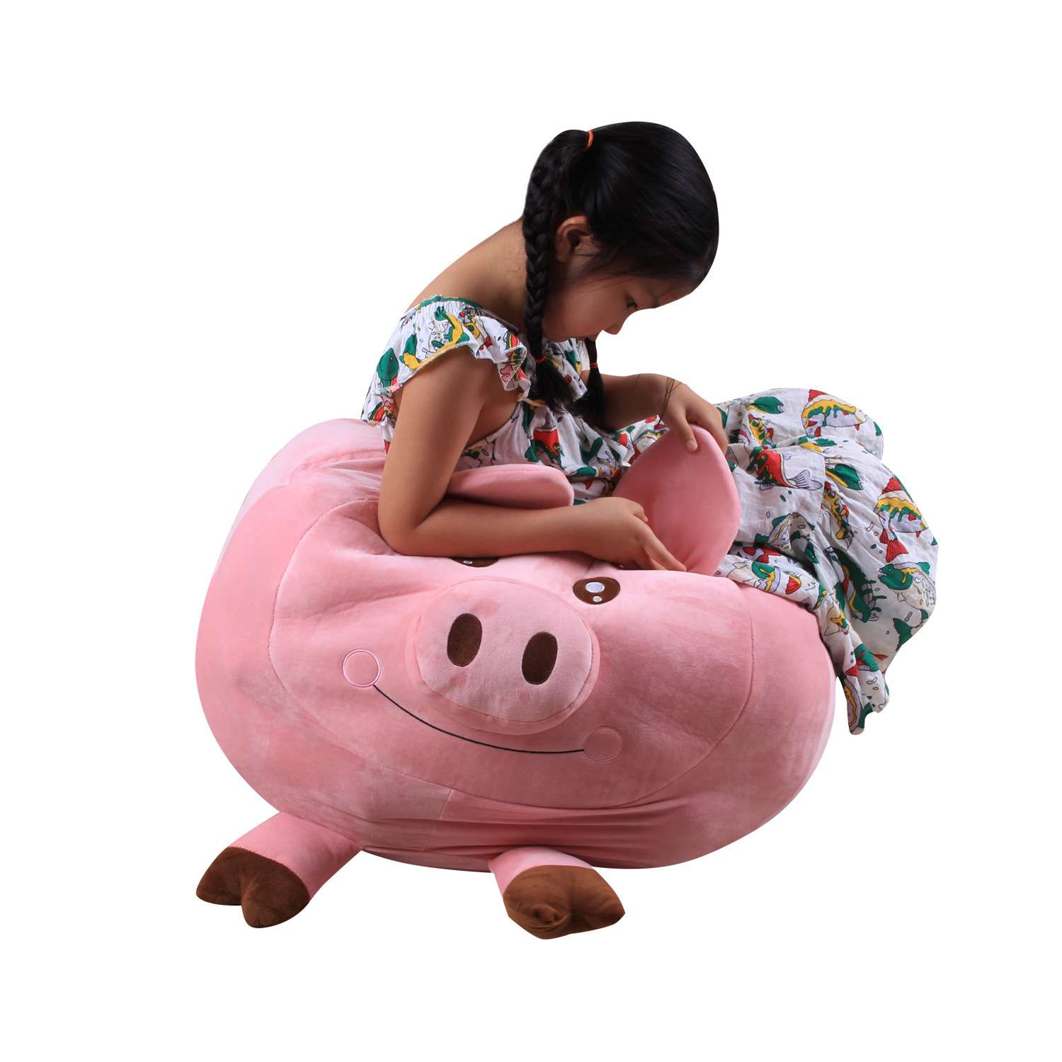 Animal Storage Bean Bag Chair 动物玩具收纳袋造型收纳袋工厂09