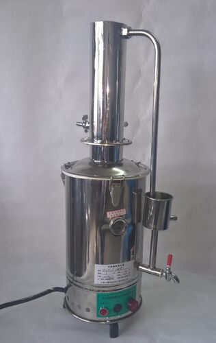 YA-ZD-10断水自控电热蒸馏水器 不锈钢蒸馏水器10L