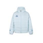 BODK原创美式 雪花羽绒服外套 刺绣内胆男女白鸭绒连帽排骨情侣冬季