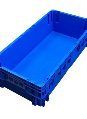 -115塑料f周转盒蓝色物料周转筐外径1100*550*260