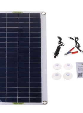 Protable UShB Flexible Solar Panel Charger Kit Outdoor Emerg