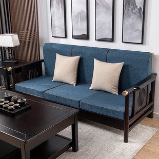 定做高密度沙f发海绵垫加硬加厚实木红木坐O垫靠背定制飘窗垫子椅