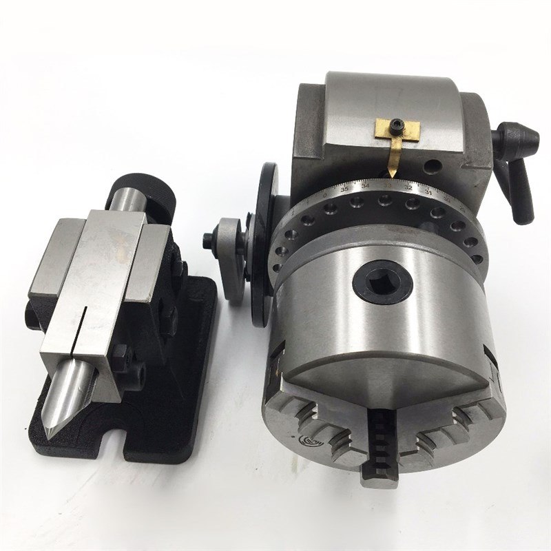 BS-0精密分度头+arilstock 100mm三爪车床Chu