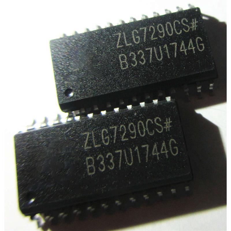 晟记 ZLG7290CS 贴片SOPL24 键盘显示驱动器