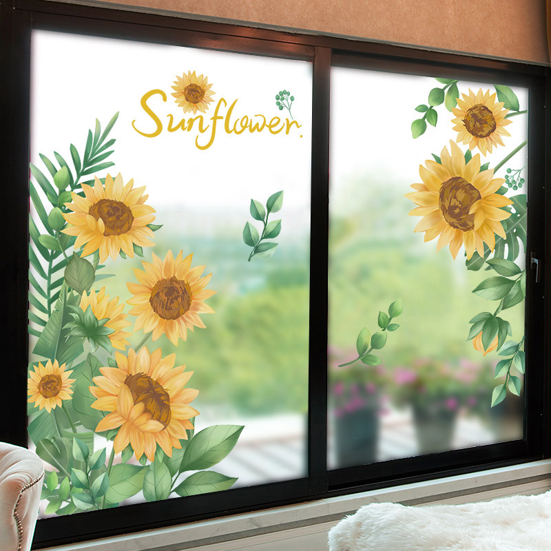 卧室阳台窗户窗贴玻璃门防撞贴纸装饰个性创意3d立体墙贴画小图案图片