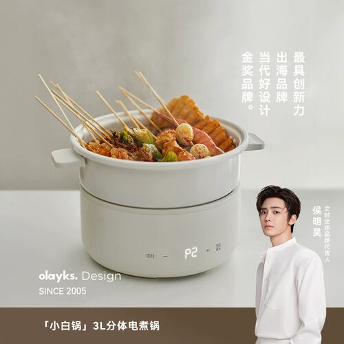 olayks出口海外1.8L分体电煮锅