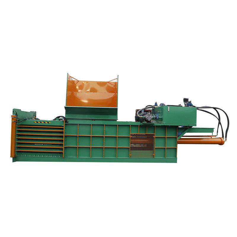 140吨压力卧式打包机 全自动卧式吨袋塑料瓶打包机上提门款