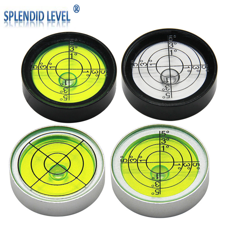 金属圆形水平泡3008高精度便携式万向气泡水平仪通用型圆盘水准器