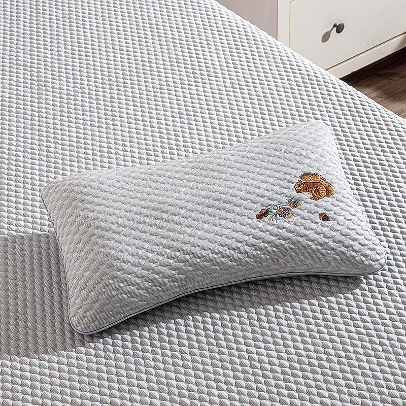 学生儿童冰丝枕头凉爽全荞麦壳枕芯双面透气荞麦皮学生婴儿凉席枕