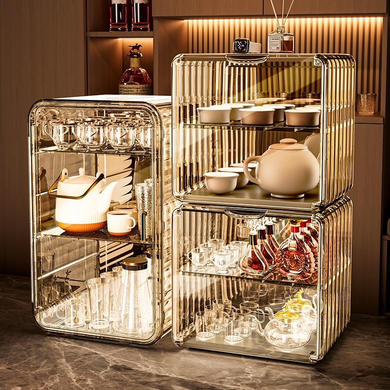 防尘杯子置物架杯架水杯置物架茶具茶杯架咖啡杯马克杯收纳盒