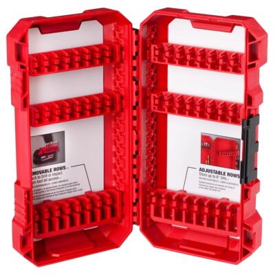 Milwaukee Packout与定制的钻头批量存储盒钻头钻头部件存储兼容