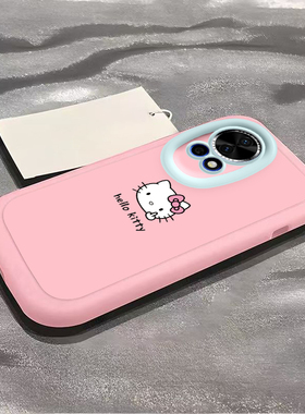 适用华为nova13新款nova14pro手机壳novaY70plus硅胶全包ultra防摔防滑网红时尚创意小众高颜值KT猫泡芙壳