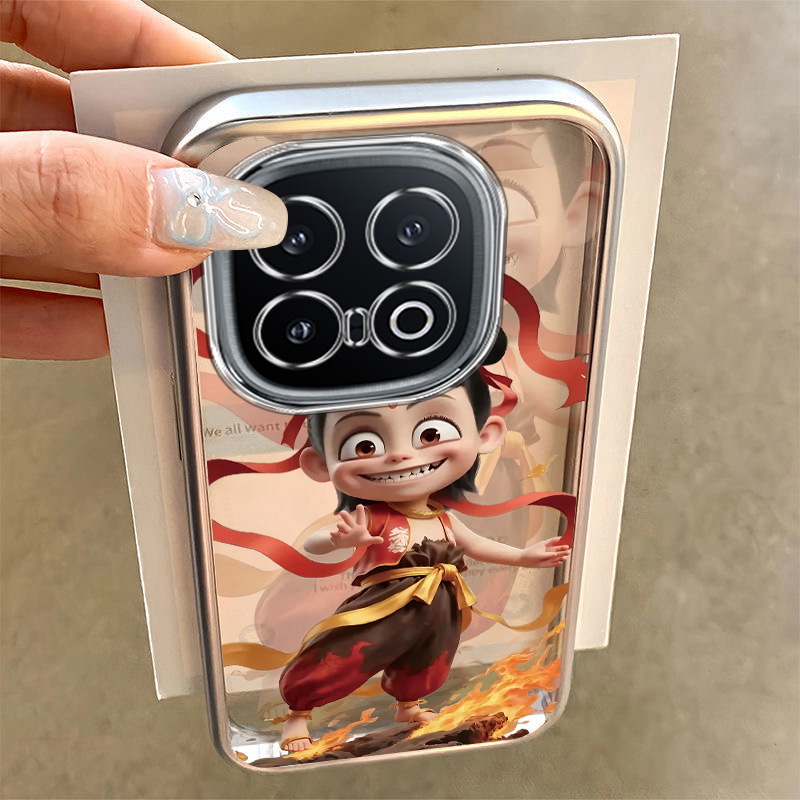 新款防摔时尚卡通可爱哪吒手机壳