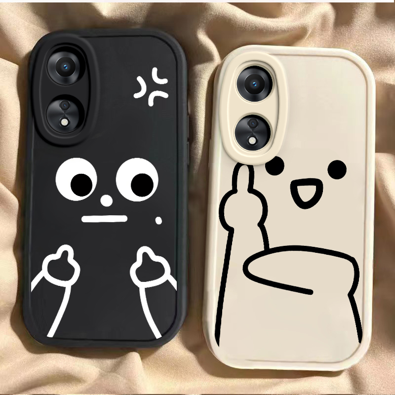 OPPOA1x硅胶简约小众可爱手机壳
