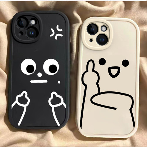 iPhone14硅胶简约小众手机壳
