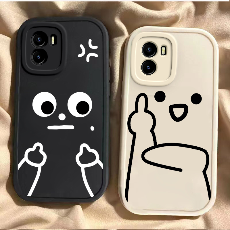 iQOOU5x硅胶简约小众可爱手机壳