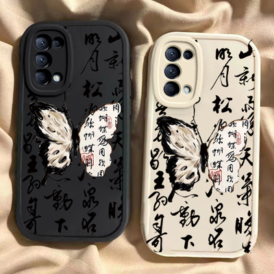 OPPOfindX3lite硅胶复古风手机壳