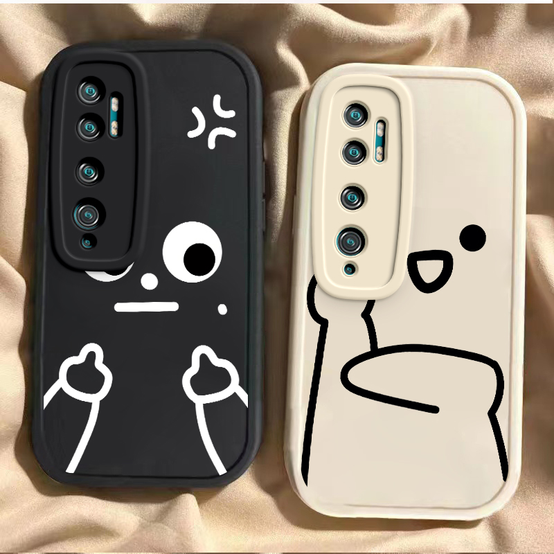 小米CC9Pro硅胶简约小众手机壳