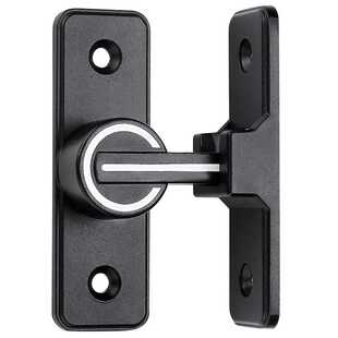 免打孔门扣90度推拉门锁插销谷仓移门锁扣卡扣搭扣厕所卫生间门栓