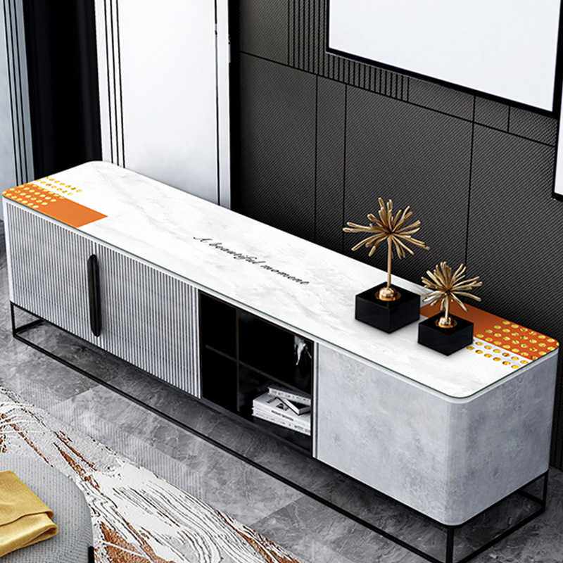 家用电视柜盖布桌垫pu皮革桌垫边柜垫防水防油防尘耐磨垫北欧轻奢