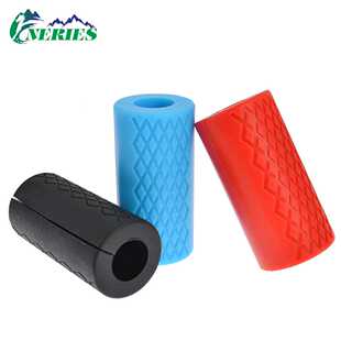 奥杆压力握把硅胶杠铃握把多功能哑铃粗握把把套健身器械举重用品