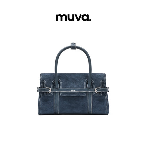 muva.町町包 英伦风袢带手提斜挎包高级感通勤小拎包2025年新品