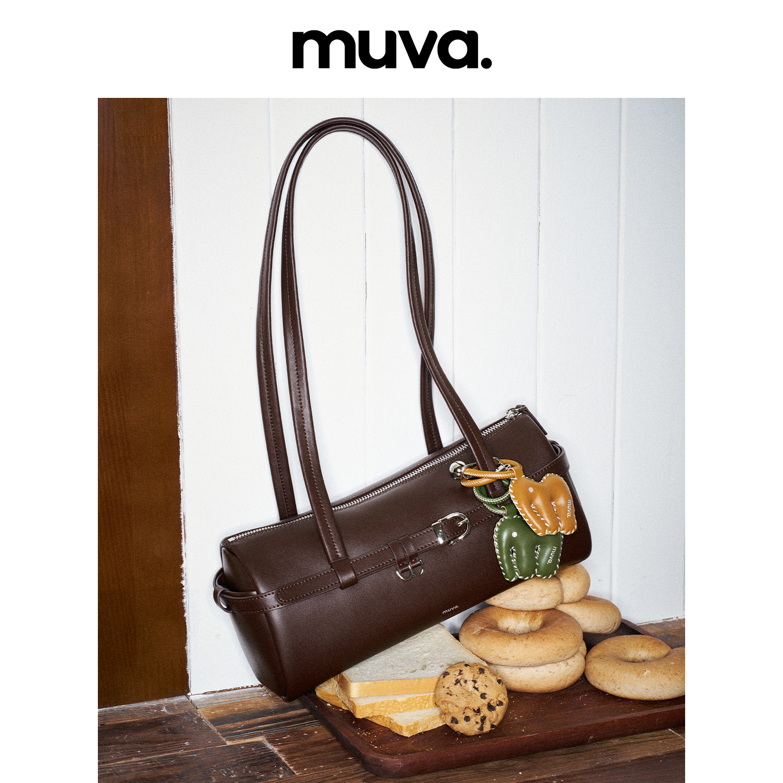 真皮单肩包秋冬通勤精致新款女包