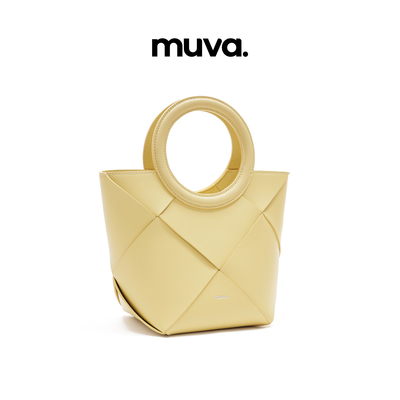 MUVA夏季编织手提包度假高级感慵懒风休闲外出