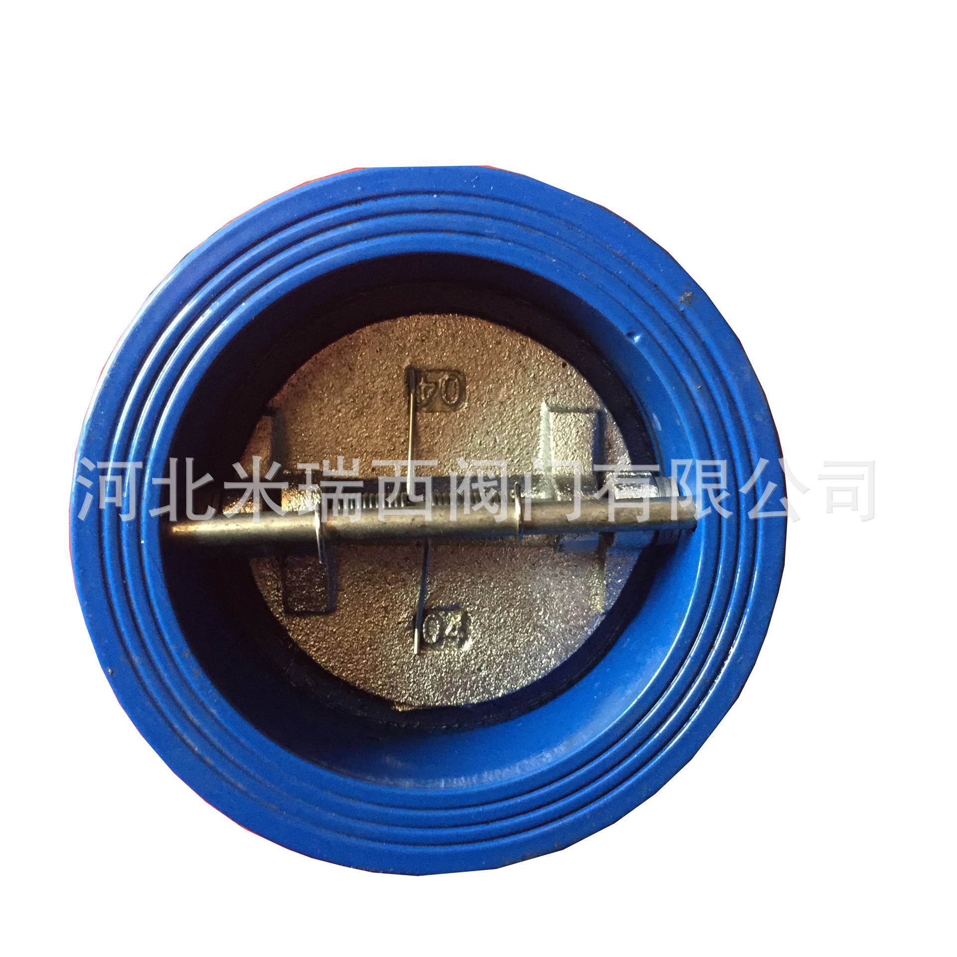 蝶式对夹止回阀双瓣式止回 铸铁材质厂家河北泊头DH76X77X-16