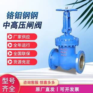 焊接 闸阀Z41H 厂家铬钼钢高压法兰 式 12Cr1MovWC6 100I