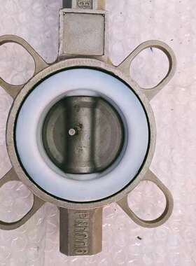 无头对夹不锈钢蝶阀 四氟蝶阀 5211标准 416杆 河北D071F-10P