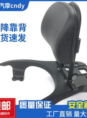 适用摩托车电动车巧格i plus后靠背改装通用UHR150九妹后座可升降