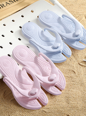 折叠拖鞋女士旅行专用便携防滑户外沙滩男酒店出差凉拖一字拖外