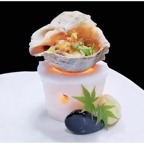 火扇贝磨具盐网红盐雕炉盐炉意境菜生蚝大号手工DIY硅胶模具焗烤