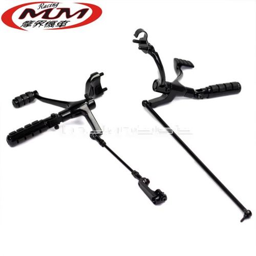 通用哈雷摩托车改装配件XL883 XL1200脚M钉脚踏板前进控制套件装