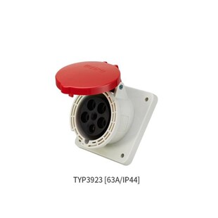 TYP545 63Ao5芯TYP2923 TYP645防水插座IP44 工业插头 WEIPU