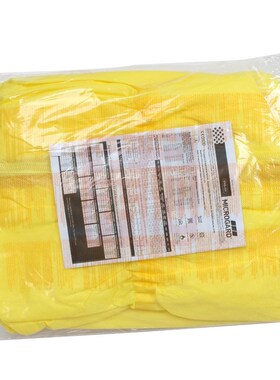 微护佳MC3000 YE30-W-99-111-N02黄色双袖连体防化服