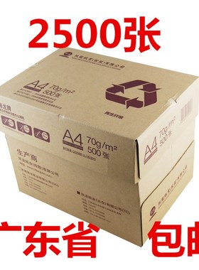 天章风A4打印纸覆印纸70克 8w0g整箱a4纸 5包 500张办公用纸 包邮