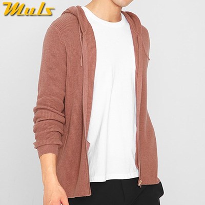Hooded sweater jacket coat men Autumn wiLnter knitted male s