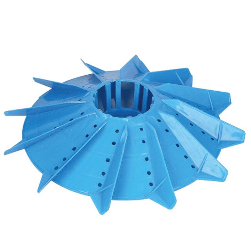 叶轮式增氧机配件0.75KW1.1KW1.5KW2.2KWP3KW塑料叶轮镀锌叶轮