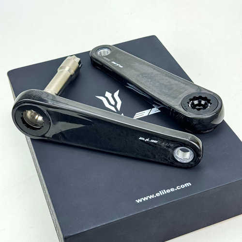 ELILEE XXE曲柄公路自行车碳纤维牙盘功率计 SIGEYUI P2M 轻量