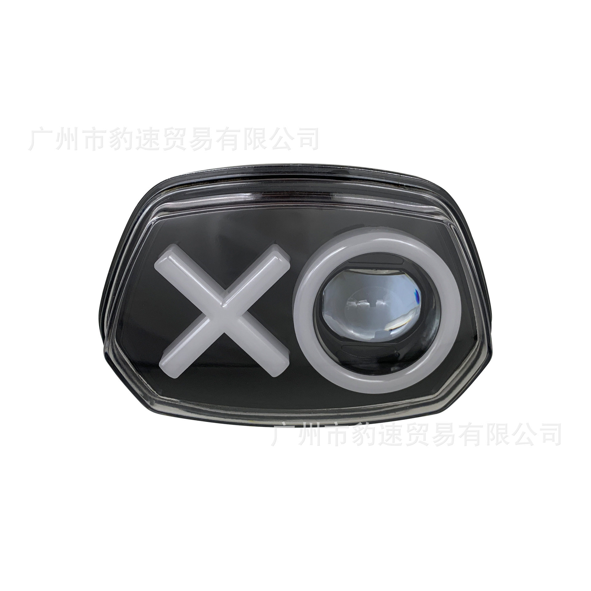新款vespa摩托车配件XO前大灯总成LED超亮远近光透镜一体XO大灯