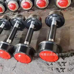 矿车轮300*600轨距载重1吨矿车轮对矿用轨道轮平板车轮蒙头轮厂家