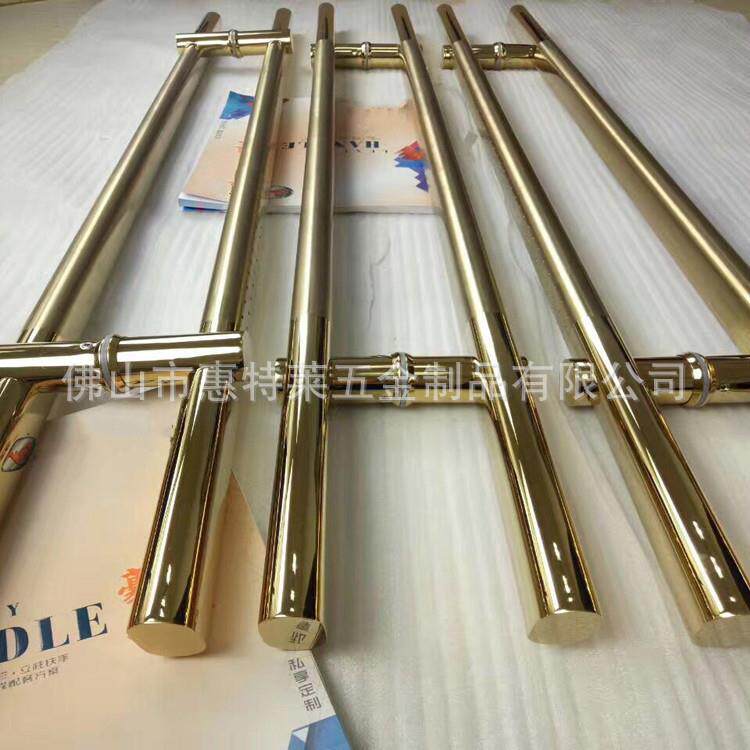 豪华风格不锈钢玻璃大门拉手加厚推拉式木门拉手星点把手