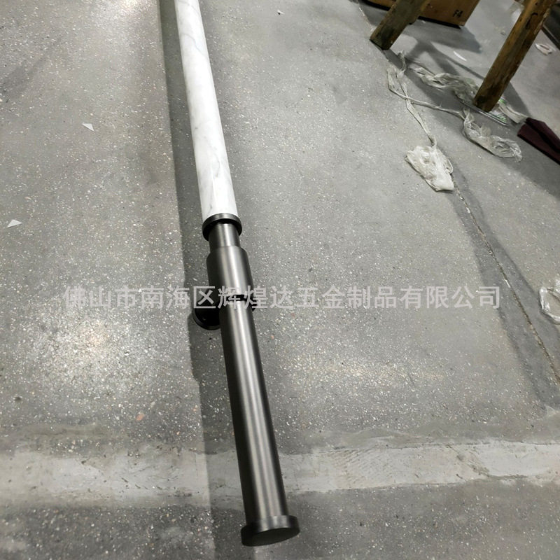不锈钢拉手加厚玻璃门拉手豪华复古中式轻奢简约酒店玻璃大门把手