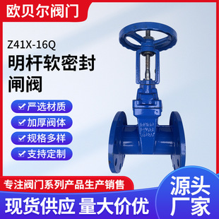 塘沽铸钢软密封闸阀明杆法兰软密封闸阀法兰阀门铸钢软密封闸阀