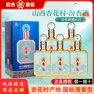 汾杏53度清香型君藏A10高度白酒纯粮食酒礼盒装送礼长辈送老丈人