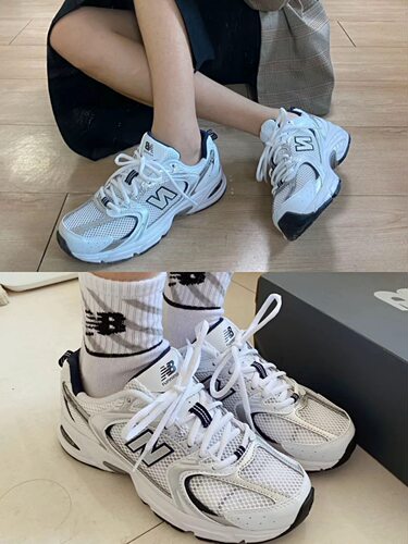 NEW BALANCE NEW透气复古老爹鞋运动网面跑步鞋MR530SG lz仓