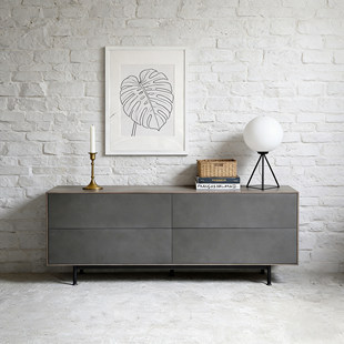 北欧老钱风/北欧表情宾纳进口/中古乡村/切尔尼餐边柜电视柜高脚