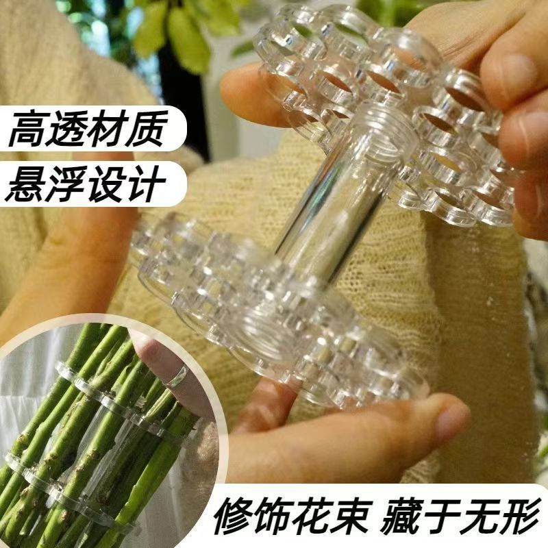 欧式复古高颜值透明玻璃花瓶水培艺术法式万能插花器皿